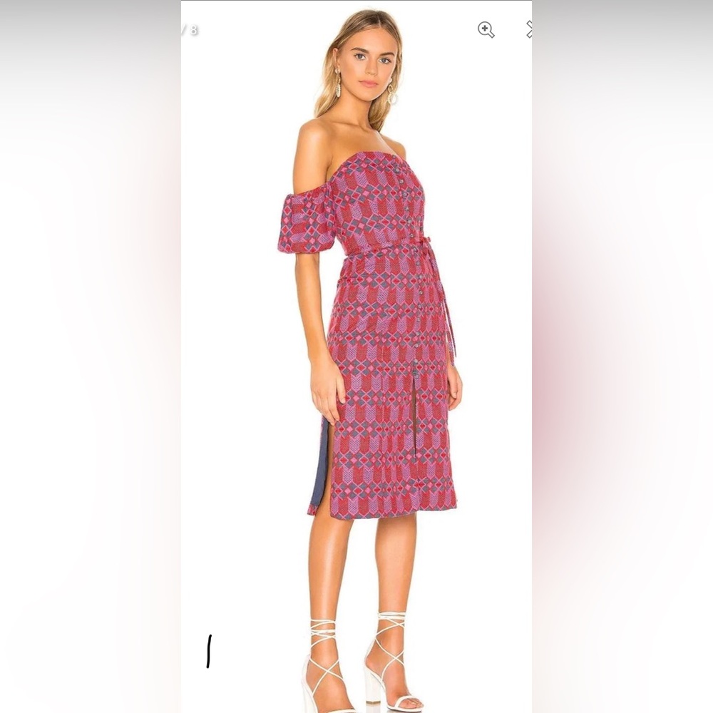 Tularosa Lori Embroidered Midi Dress - size small NWOT